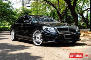 Mercedes-Benz S500 by Permaisuri on Vossen Wheels (S17-13) 2019 года